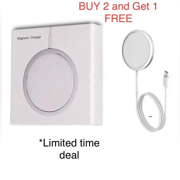 15W MagSafe Charger type-C for iPhone -Wireless Charging For iPhone/Android - Picture 1 of 6